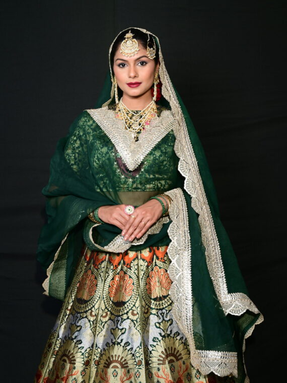 Fabzone Navy Blue Designer Bridal Lehenga Choli, 2.25 M, 18-99 at Rs 2599  in Surat